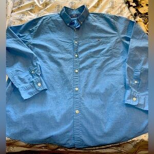 Vineyard Vines Men’s Blue Slim Fit Tucker Button Down Shirt Sz XXL